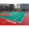 TPE Drainage Plastic Flooring Interlocking Court Tiles