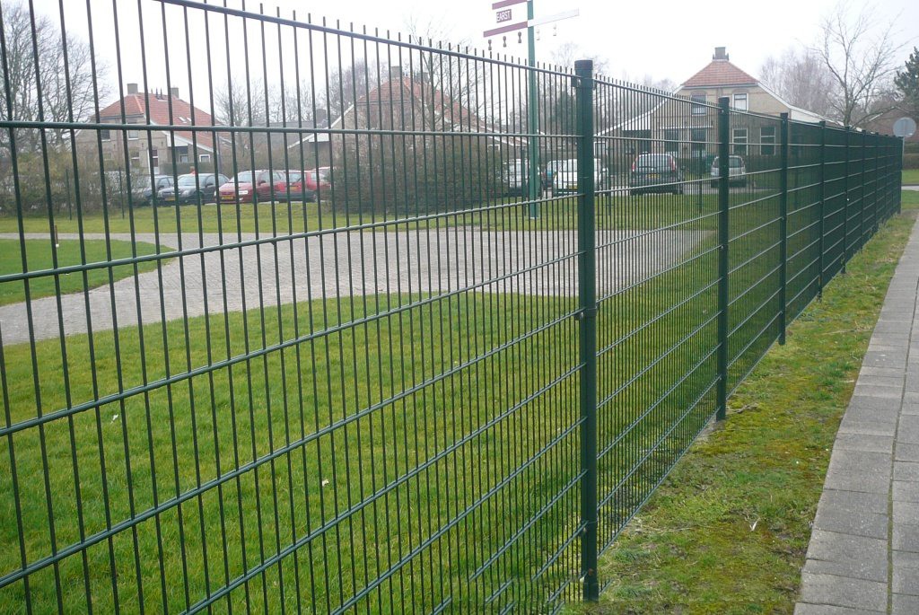 double wire fence
