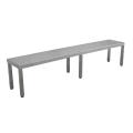 Customized Hospital Stainless Steel Waiting Outdoor Bench