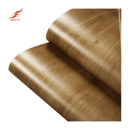 office furniture self adhesive wooden sticker PVC roll