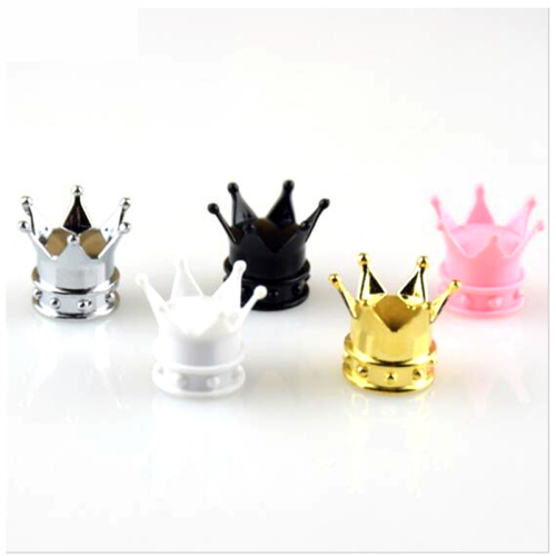 Tire ornaments crown valve cap 5 colors