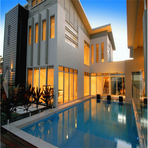 Aluminum Fixed Window with Double Glazing
