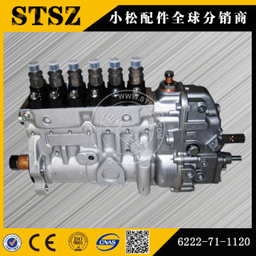 Fuel injection pump 6222-71-1120 for KOMATSU ENGINE SA6D108-1A-7