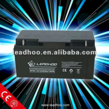 12volt gel battery 12v 65ah SMF Colloid Hybrid Accumulator