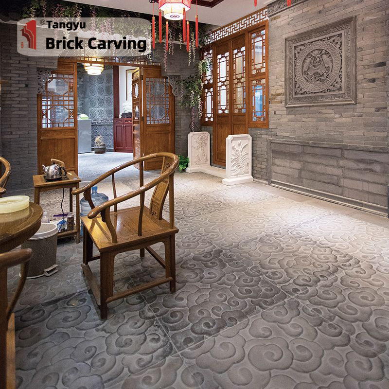 Chinese style garden art floor tiles