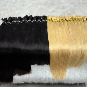 100% Human Natural Cuticle Aligned Virgin Hair Brazilian 10A Grade Cabelo Humano Extensions