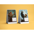 Customized Color Stereoscopic Triangle Calendar