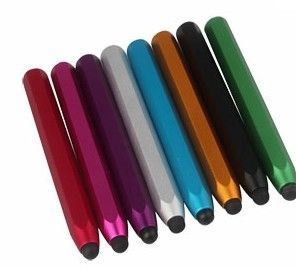 Popular Mini Rubber Tip Capacitive Stylus Touchscreen Pen For Tablet Pc White