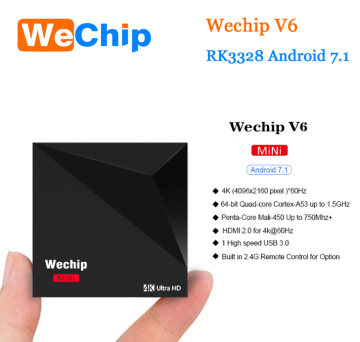 wechip v6 smart rk3328 android 7.1 shenzhen top 3 sales items in Alibaba