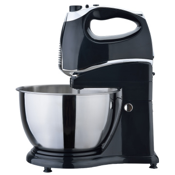 Electric food mixer with stand