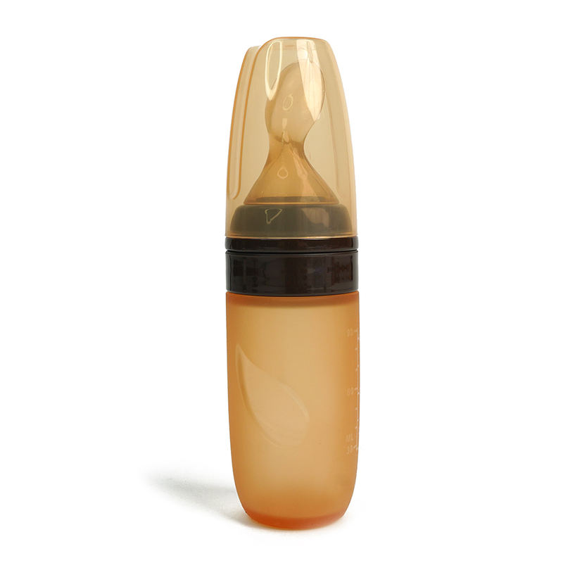 silicone feeder bottle with spoon MFZ-E014