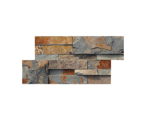 18×35cmの錆びた装飾壁の石パネル
