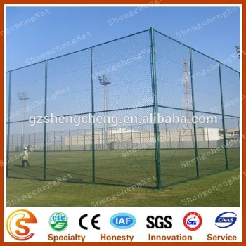 Galvanized wire mesh Chain Link fencing sport for tennis basketball court