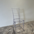 Luxury PC Crystal Resin Acrylic Wedding Chair
