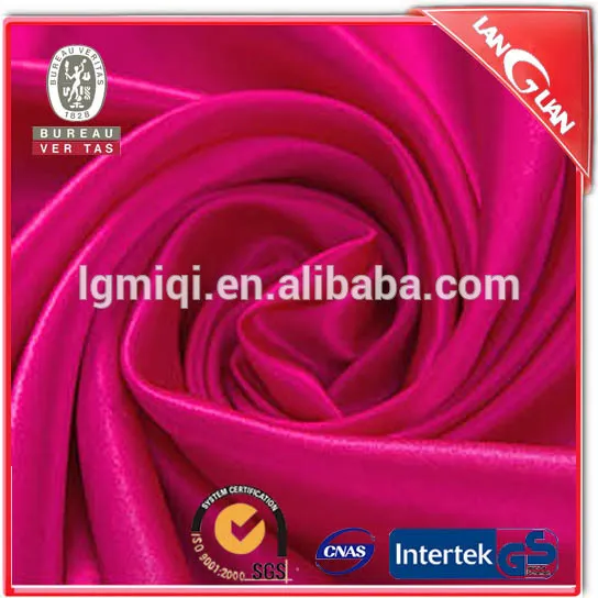100% pure silk spandex cheap satin fabric