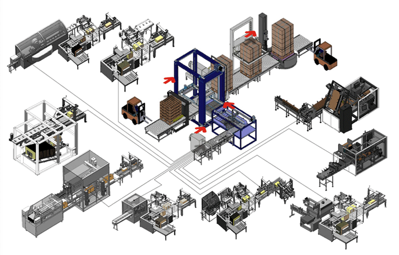 Machine d'emballage de film étirable, distributeur de film étirable de  table en acier inoxydable de 55 cm, machine d'emballage manuelle pour  palettes