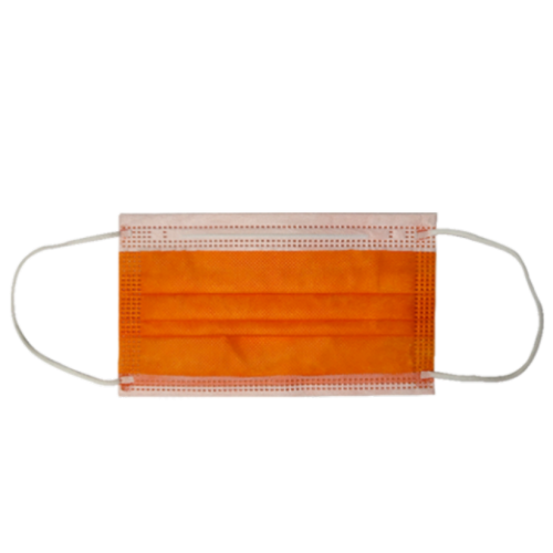 High Quality Orange Disposable Face Mask