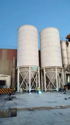 Vertical Bulk Cement Silo In Cement Plant