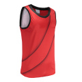 Mens Red Dry Fit Soccer Wear Vest