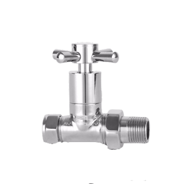 Avonflow 15mm x 1/2" Straight Valves Heating handle brass radiator valve