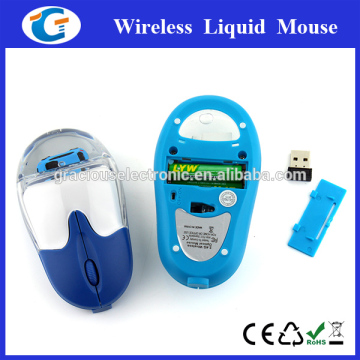 Liquid mouse with water inside