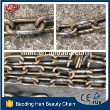 13x80 high tensile long link chain for container binder Lashing chain