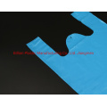 Cheap Wholesale Blue Plastic Poly Shopping T Shirt Plastic Shopper Plastic Bags