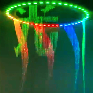 Parede cortina de água digital para shoppings comerciais