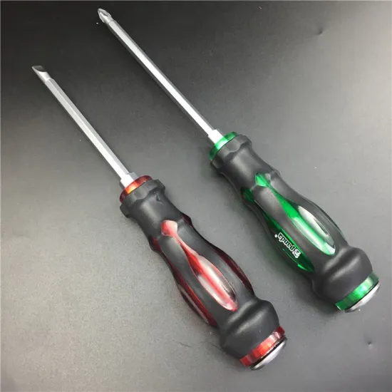 Unique Design PP TPR Handle Screwdriver Double Head