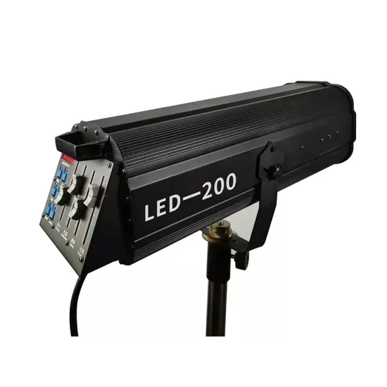 200W Multi-Color LED Stage Light for Wedding - Changeable Color Follow Spot