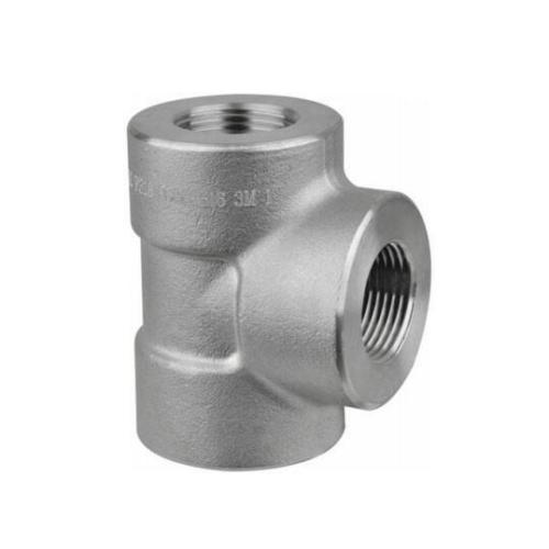 A105 Threaded Tee A105 threaded NPT forged tee Factory