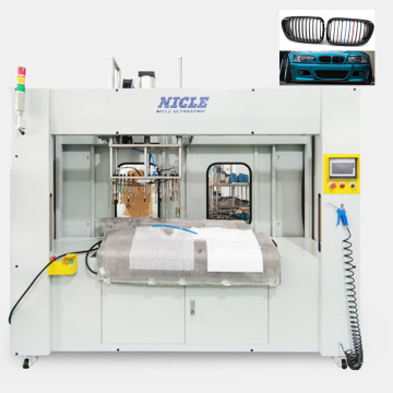 Máquina de soldagem de rebitagem a quente para grade automática