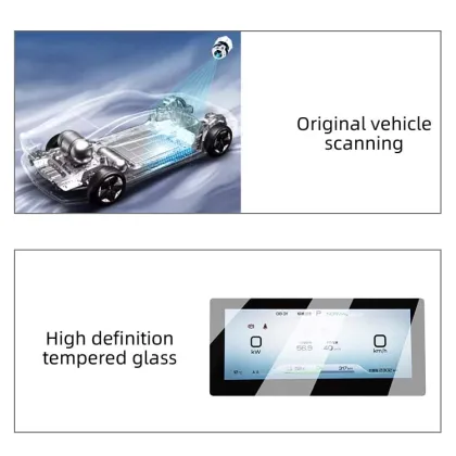 BYD Qin Plus Dashboard Tempered Glass Protective Film