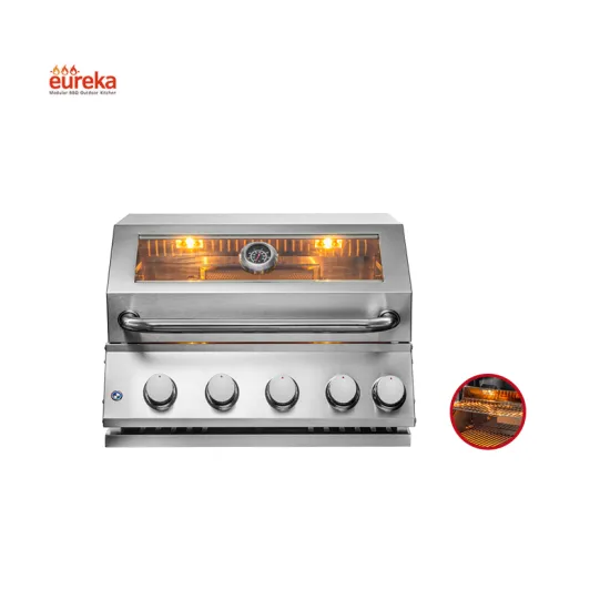Built In Gas Stainless Steel Steak Machine Bbq Grills With Window