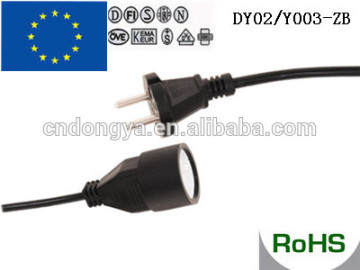 european extension cord with plugs