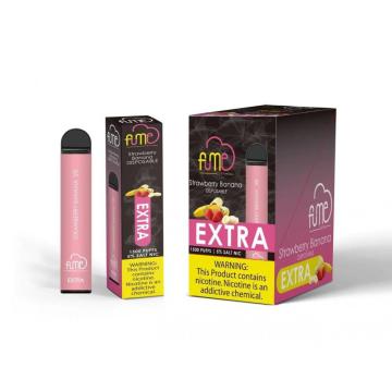 Disposable E-cigarettes with 1500 Puffs Fume Extra