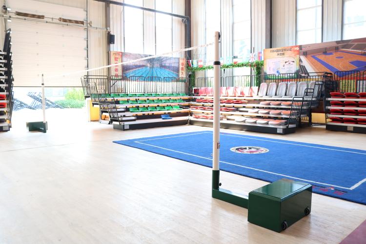 Aluminum alloy spring movable volleyball post