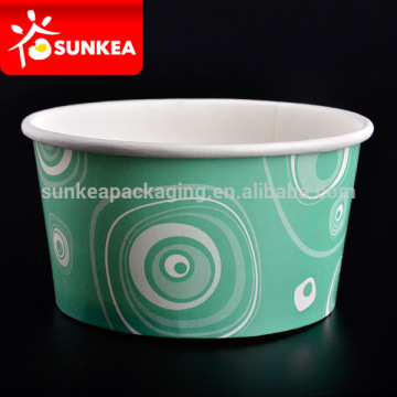 Disposable printed paper cup ice cream