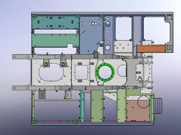 Heavy Duty 20 Ton Excavator Frame Component