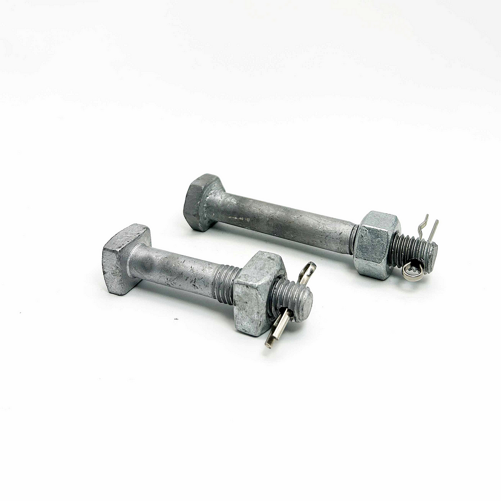 Hatlapfejű csavar anyával és sasszeggel