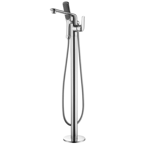 Black Standing Bath Faucet