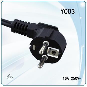 German power plug with VDE approval