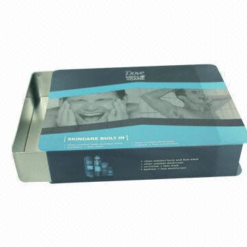 Tin box with PET cover