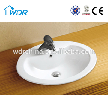 Mount above counter ceramic basin restroom furniture