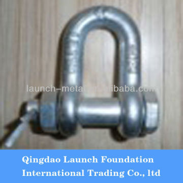drop forged bolt type dee shackle