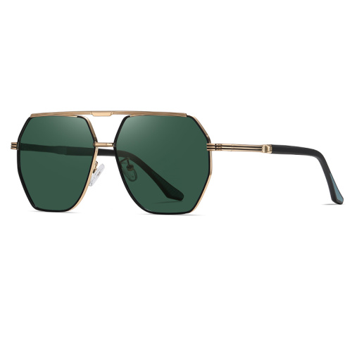 China Fashion Men's Metal Double Bridge Sunglasses Manufactory