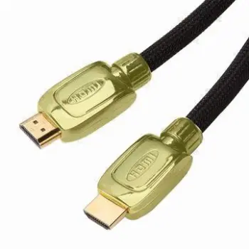 Standard HDMI Cable with 24K Gold Contacts and Metal Housing
