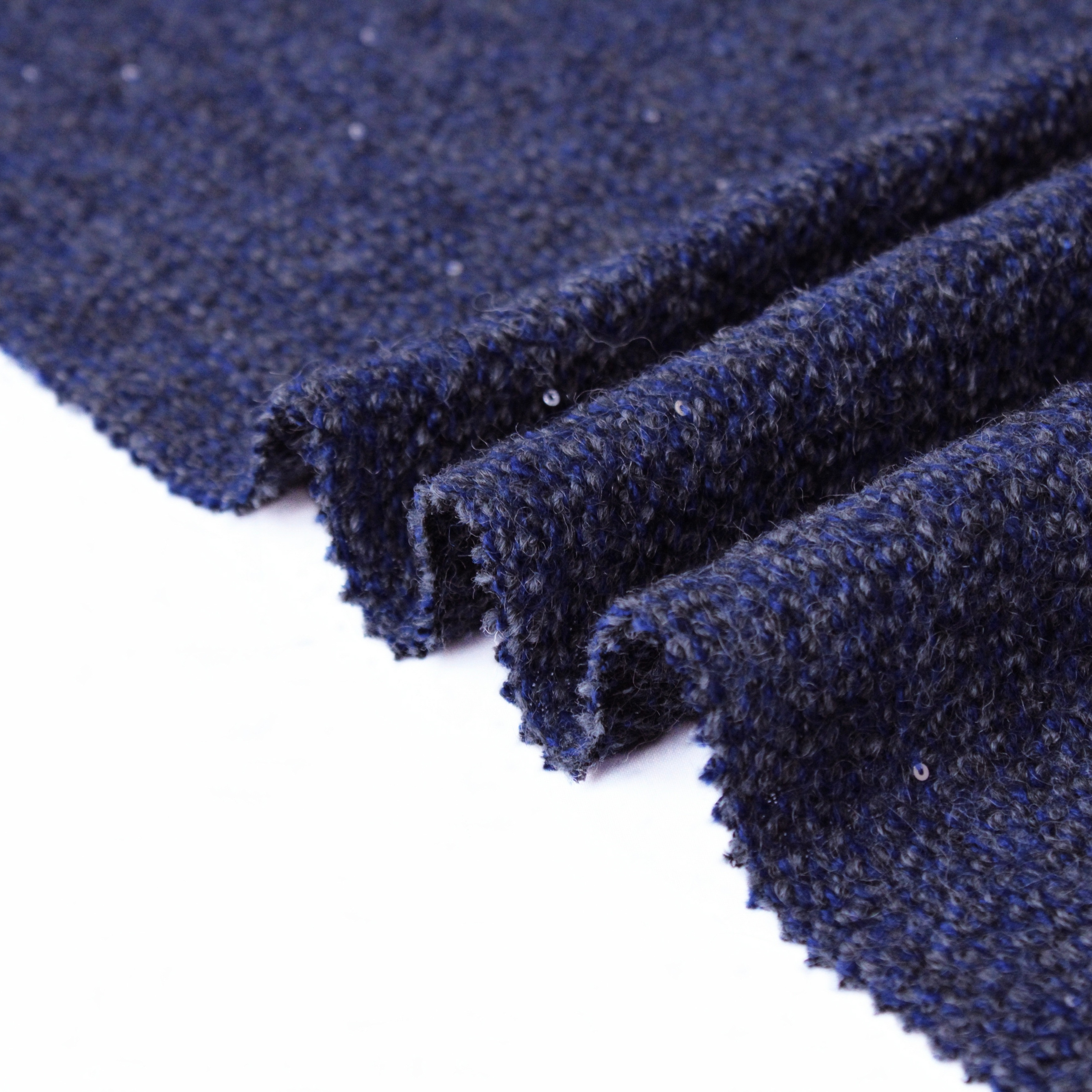wool blend sequins fabric