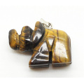 Rhombus Shape Yellow Tiger eye pendant