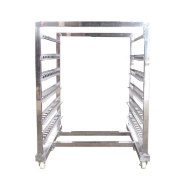 Customized Meat Trolleys and Sausage Hanging Trays for Smoking Salmon